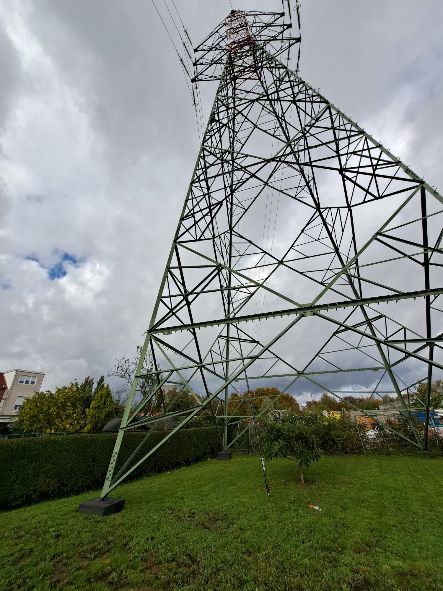 Intervention sur nid dans un pylône – accès difficile
